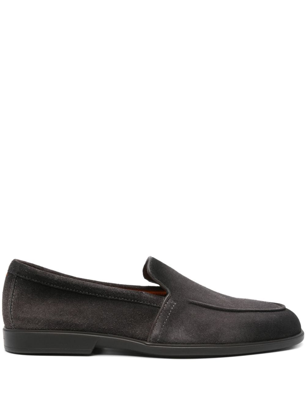 Santoni suede loafers - Grey