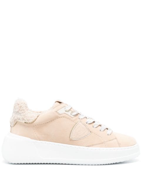 Tres Temple leather sneakers 