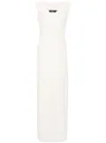 Lauren Ralph Lauren knot-detailed cady maxi dress - Neutrals
