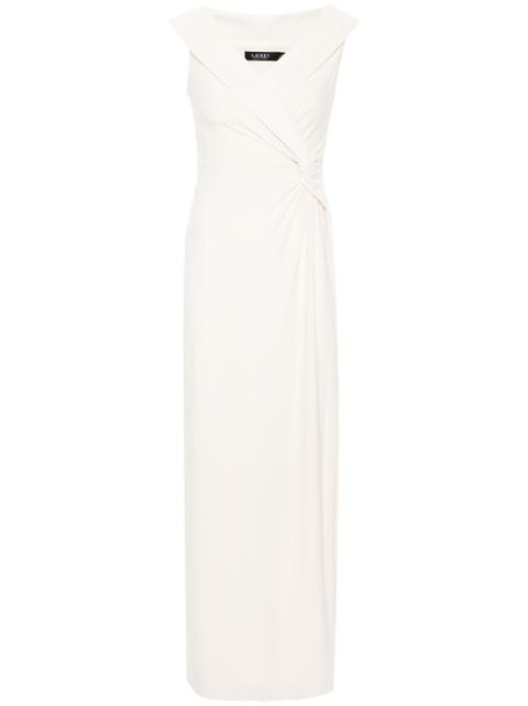 Lauren Ralph Lauren knot-detailed cady maxi dress Women