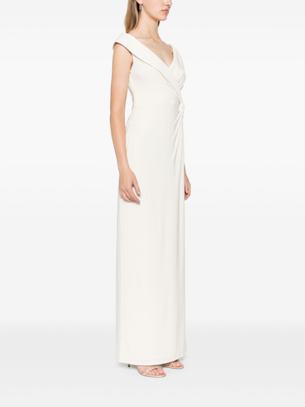 Lauren Ralph Lauren knot-detailed cady maxi dress Women