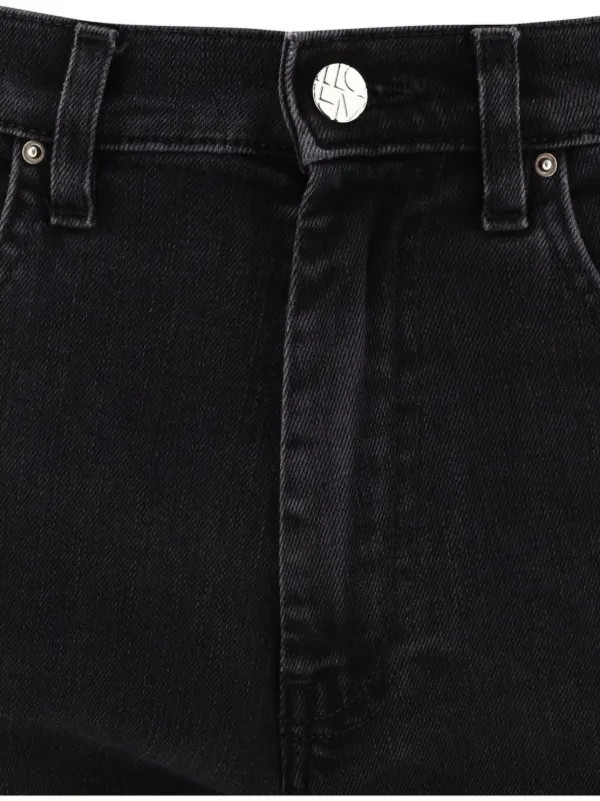TOTEME クロップド ストレートジーンズ | ブラック | FARFETCH JP