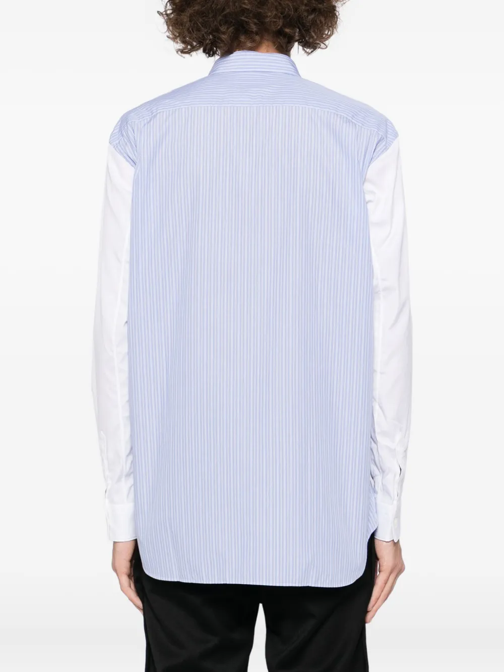 Comme Des Garçons Shirt Gestreept overhemd Blauw
