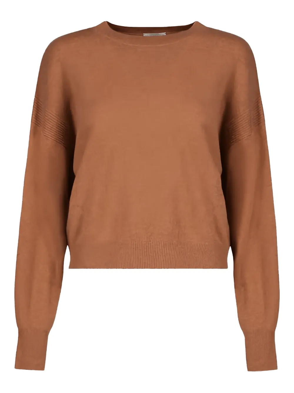 Le Kasha Rib-knit Modena Jacket In Brown