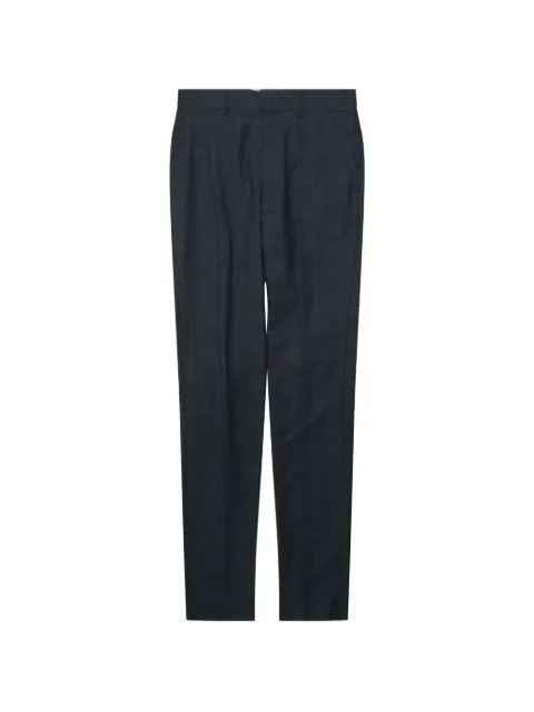 Comme des Garçons Homme Deux pantalones de vestir con motivo de cuadros
