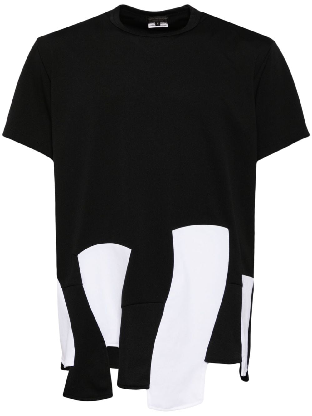 Comme des Garçons Homme Plus paneled T-shirt - Black