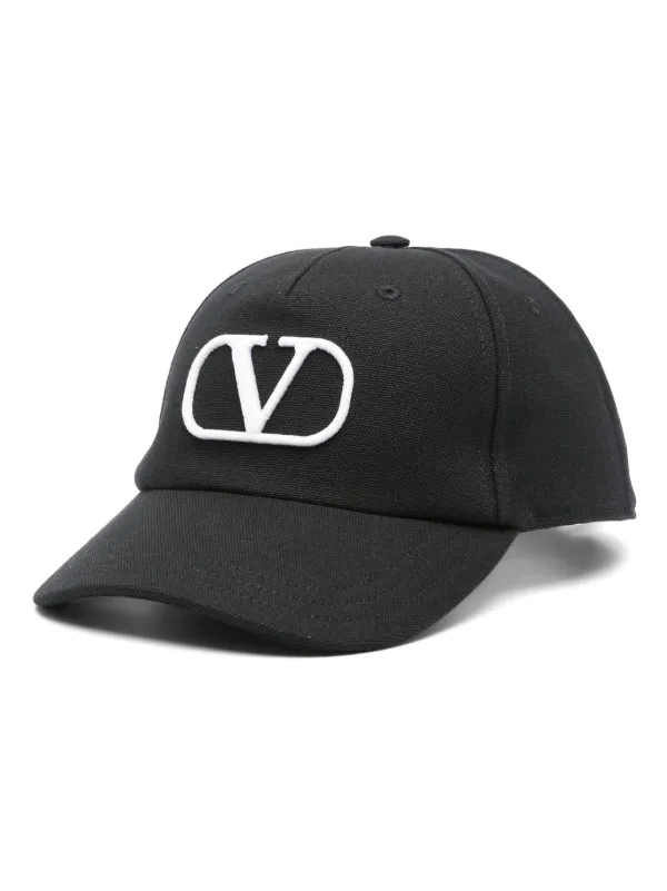 Valentino Garavani Vロゴ シグネチャー キャップ | ブラック