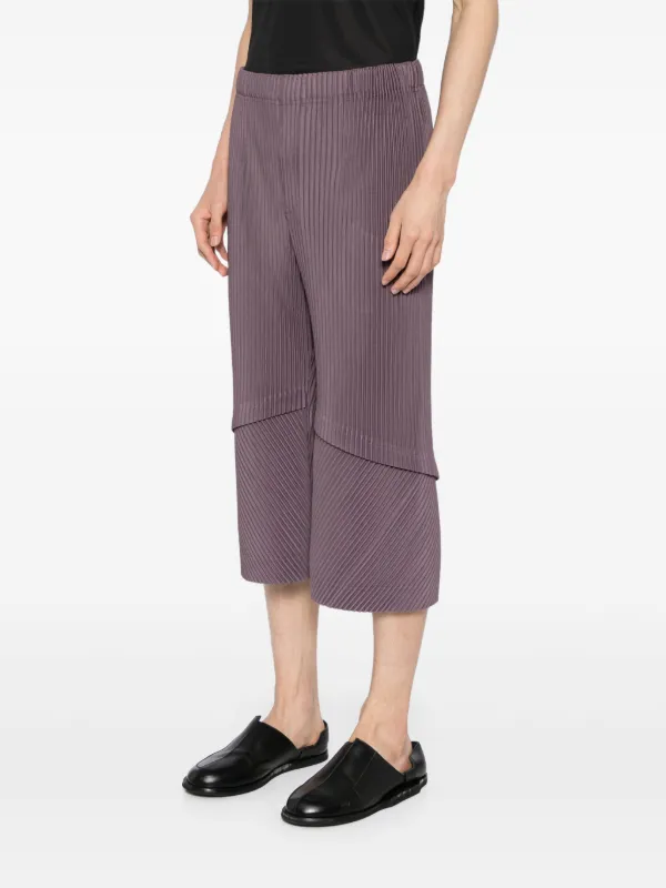 Homme Plissé Issey Miyake Aerial Hose Mit Falten | Violett 