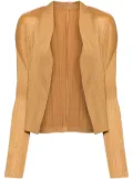 Pleats Please Issey Miyake pleated jacket - Yellow