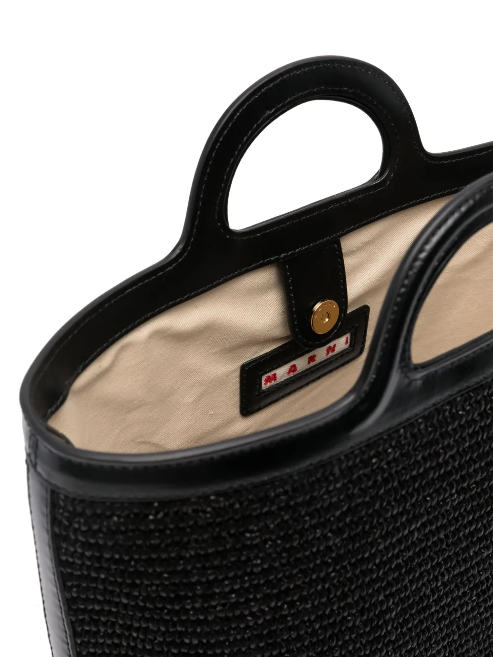 Marni Tropicalia shopper Zwart