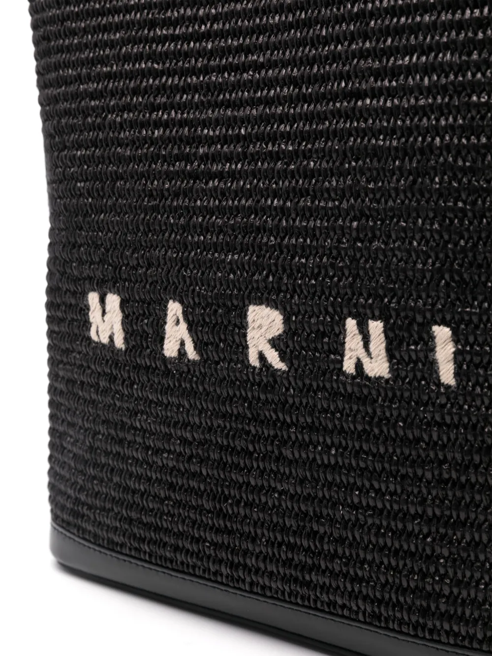 Marni Tropicalia shopper Zwart