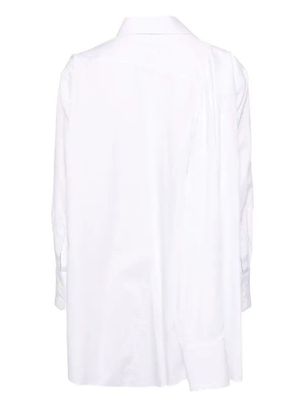 Comme Des Garçons アシンメトリー シャツ | ホワイト | FARFETCH JP