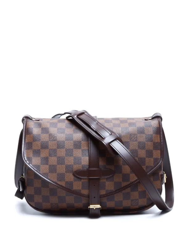 Louis Vuitton Pre Owned Saumar 30 Shoulder Bag Brown FARFETCH IE