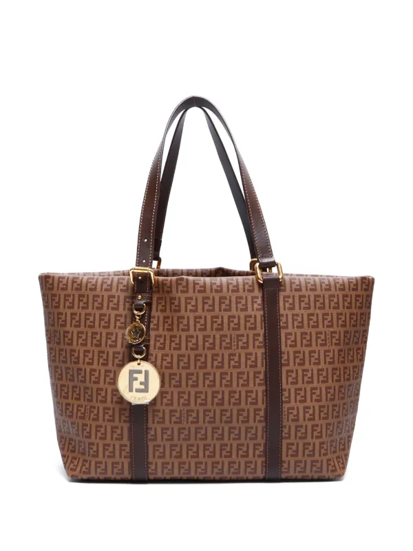 Fendi Pre-Owned Zucchino Canvas Tote Bag Brown FARFETCH PH