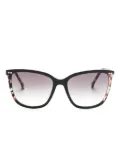 Carolina Herrera square-frame sunglasses - Brown