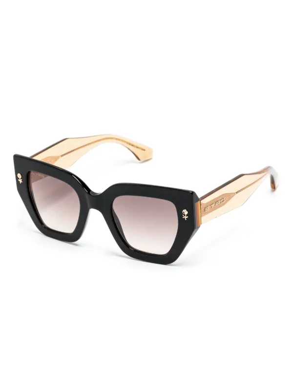 ETRO butterfly-frame Sunglasses | Black | FARFETCH display picture 1