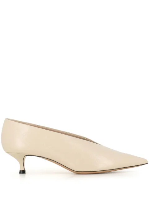 Le Monde Beryl Babouche 40mm leather pumps