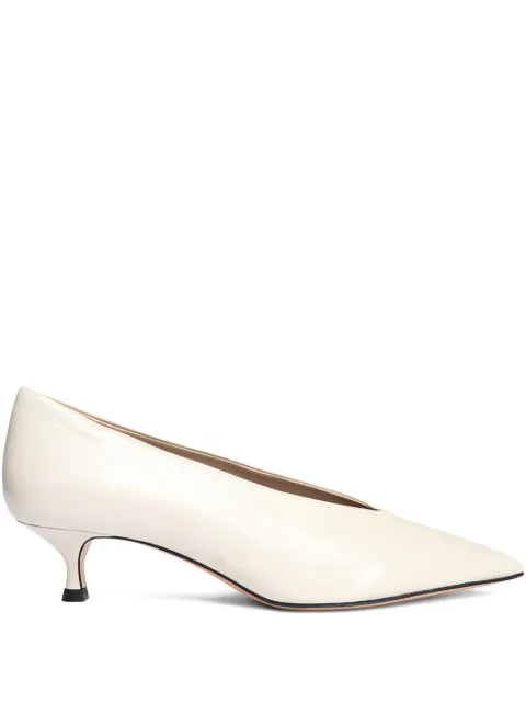 Le Monde Beryl Babouche calf leather pumps
