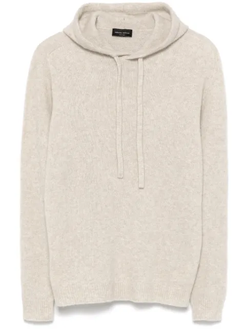 Roberto Collina marl-knit hoodie