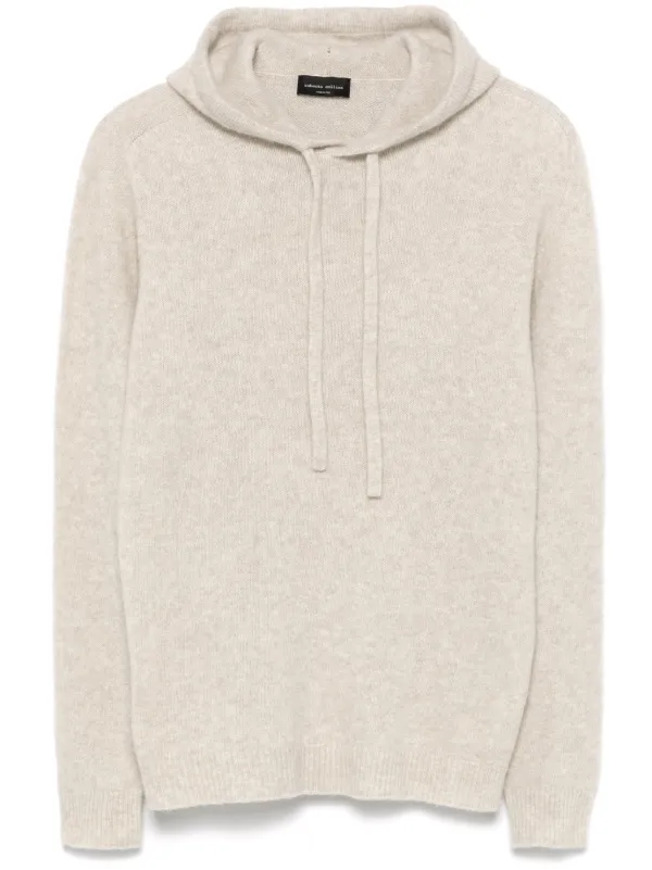 Roberto Collina Felpa Con Cappuccio Toni Neutri FARFETCH IT