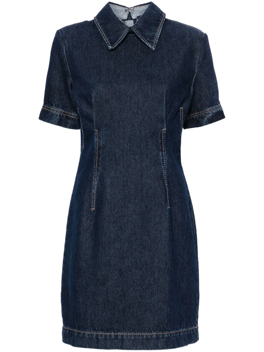 Sportmax Douglas denim mini-jurk Blauw