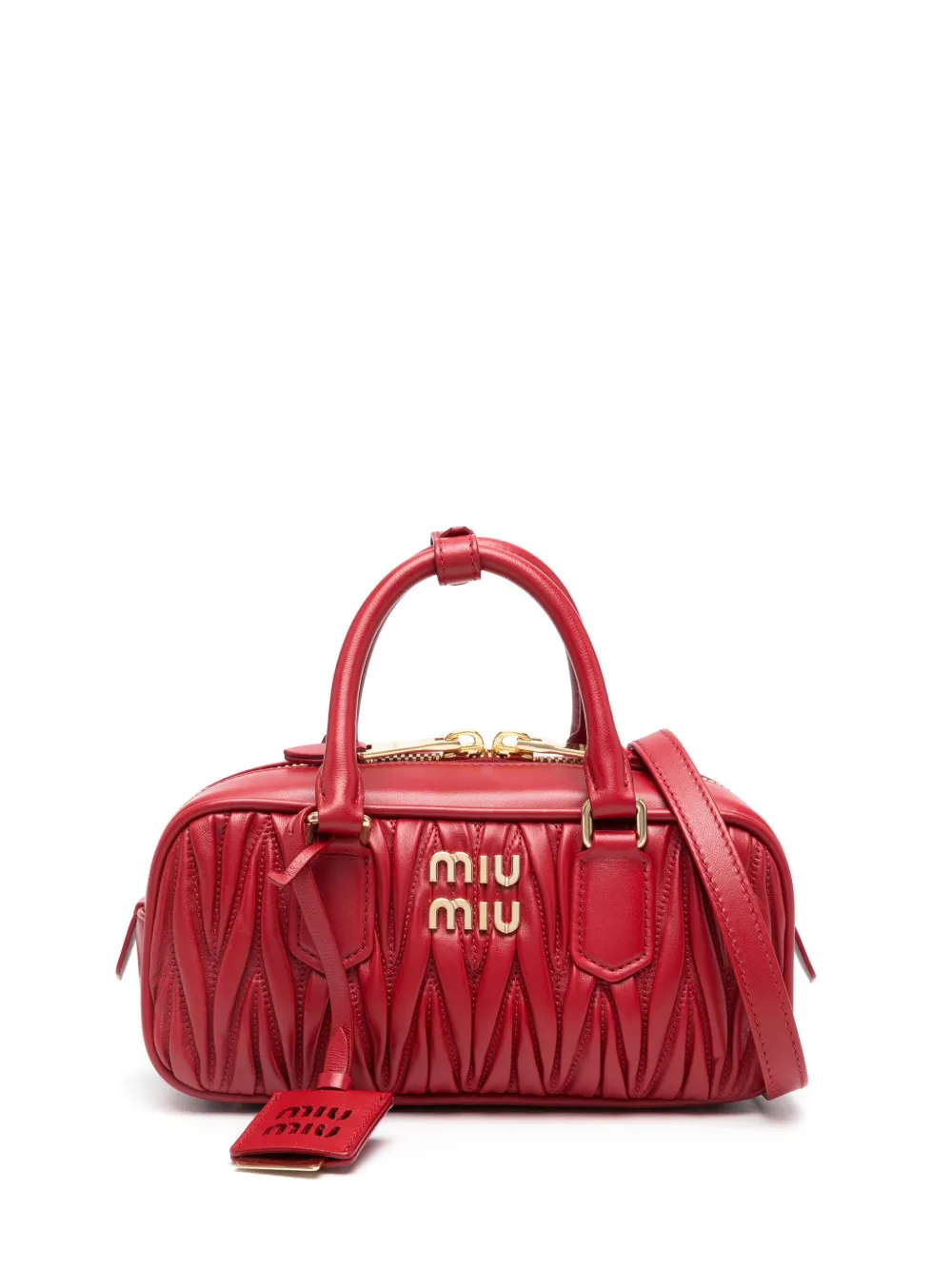 Miu Miu Arcadie läderväska | röd | Image 1
