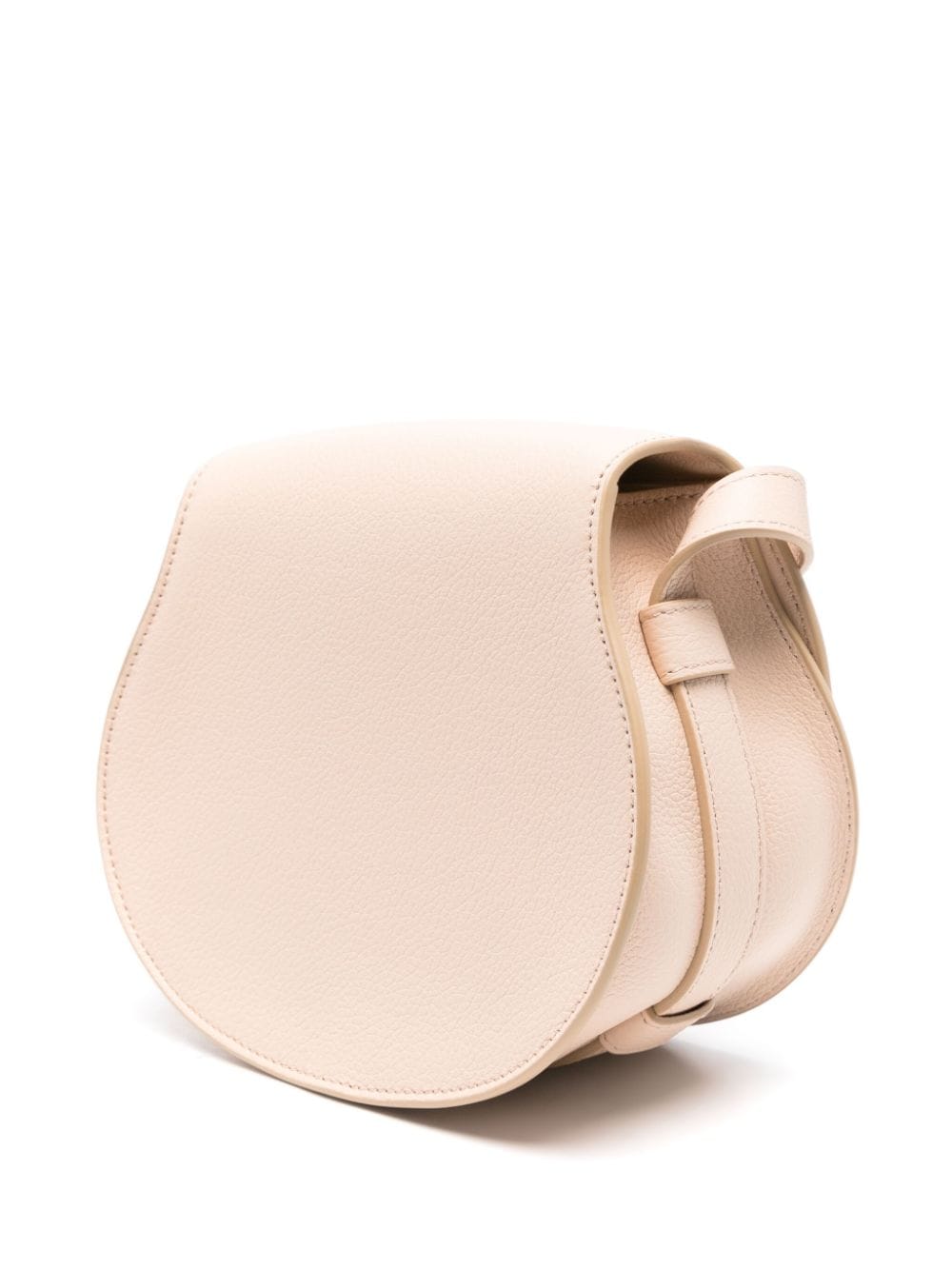 Shop Chloé Marcie Leather Crossbody Bag In Pink