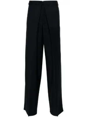 Balenciaga large-fit Tailored Trousers | Blue | FARFETCH Balenciaga large-fit Tailored Trousers | Blue | FARFETCH