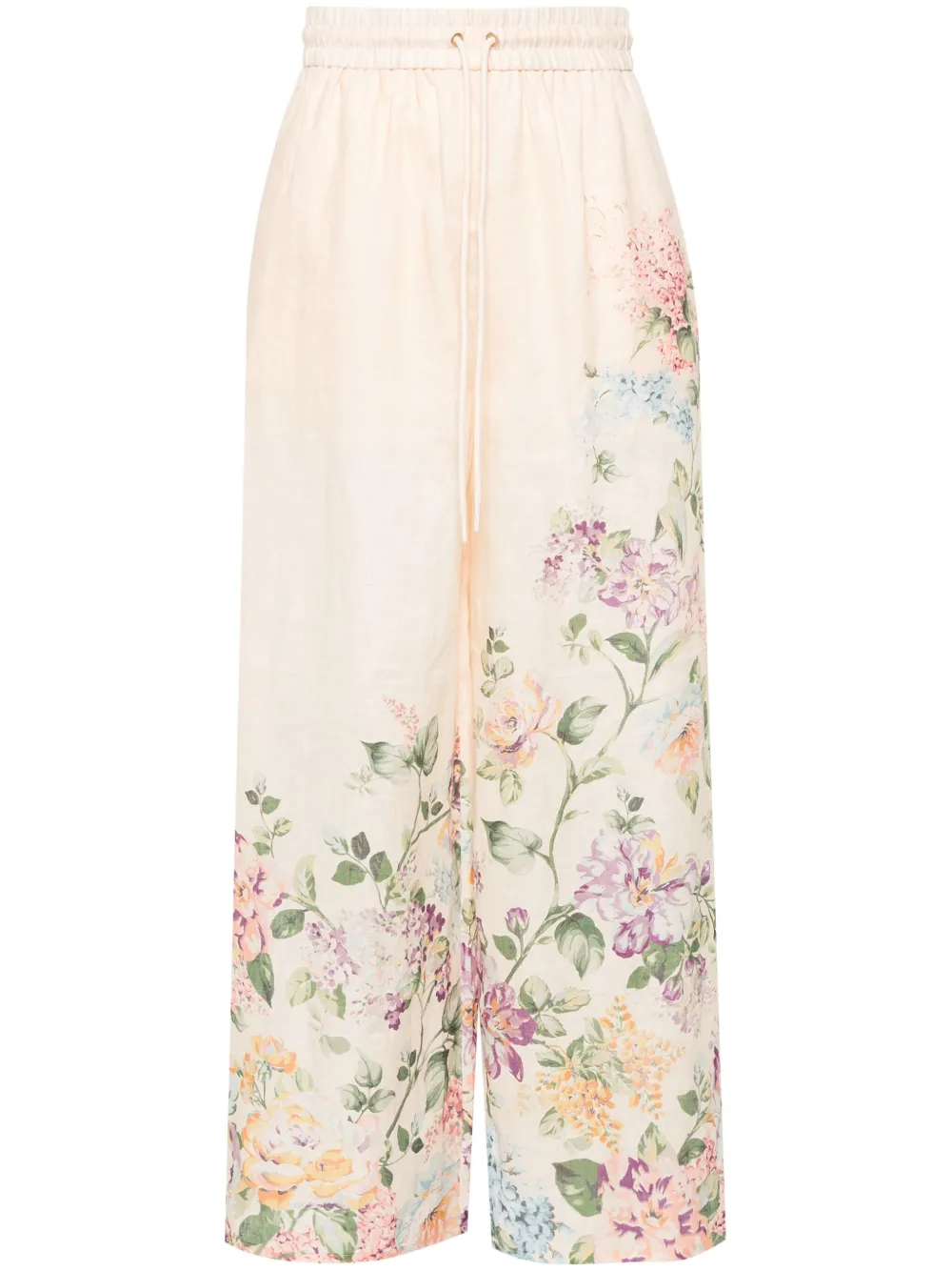 ZIMMERMANN Halliday broek met wijde pijpen Oranje