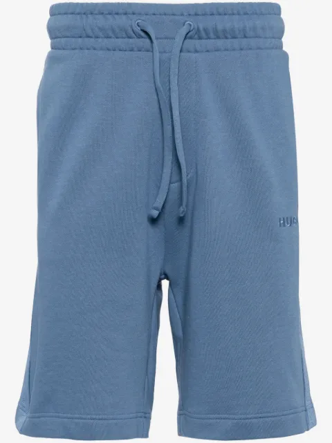HUGO logo tape side cotton short