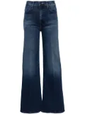 MOTHER Hustler Roller high-rise wide-leg jeans - Blue