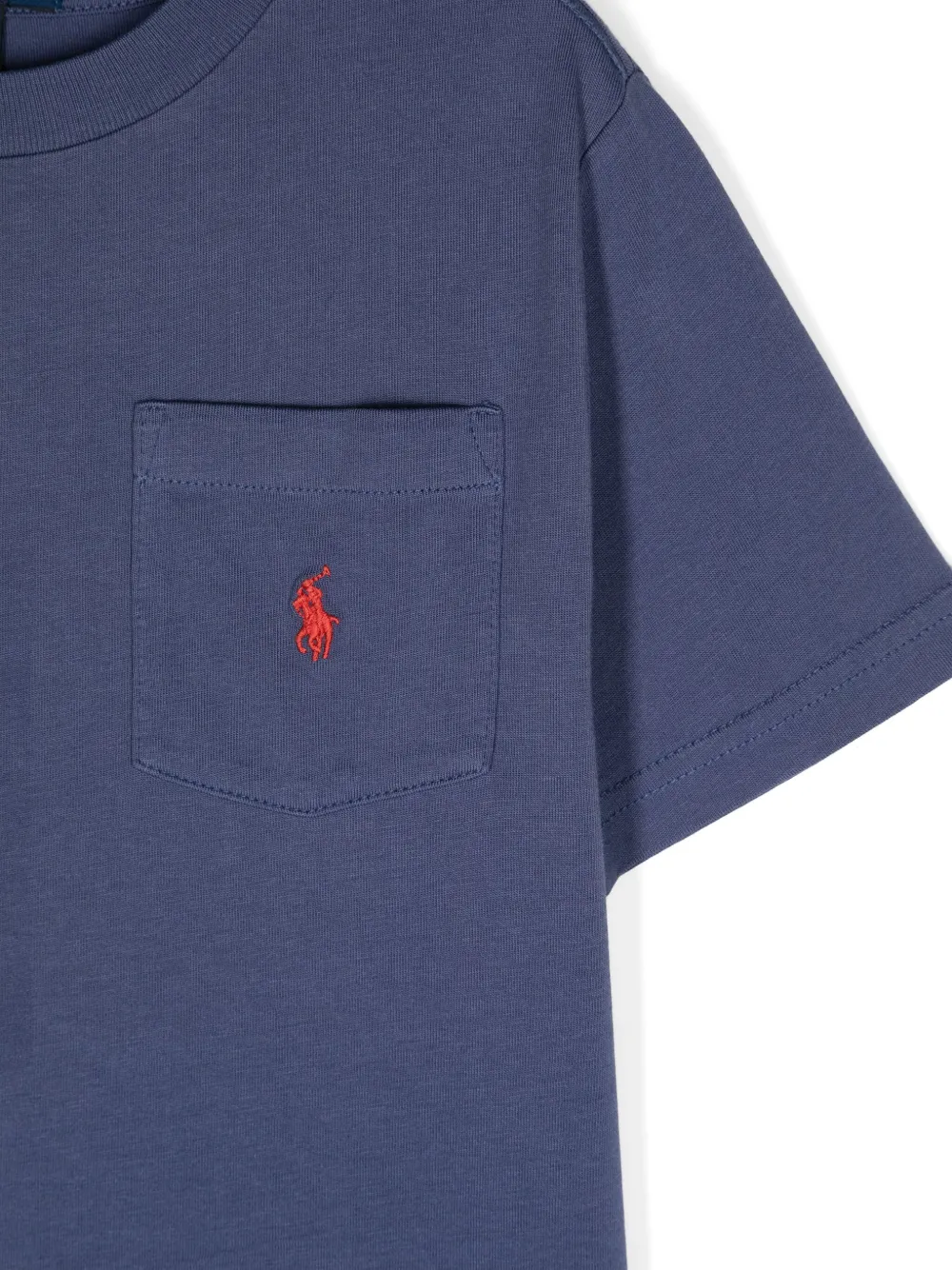 POLO RALPH LAUREN KIDS T-shirt met borduurwerk Blauw