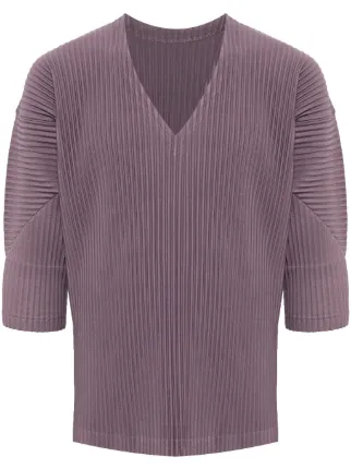 Homme Plissé Issey Miyake Aerial Pleated T-shirt | Purple