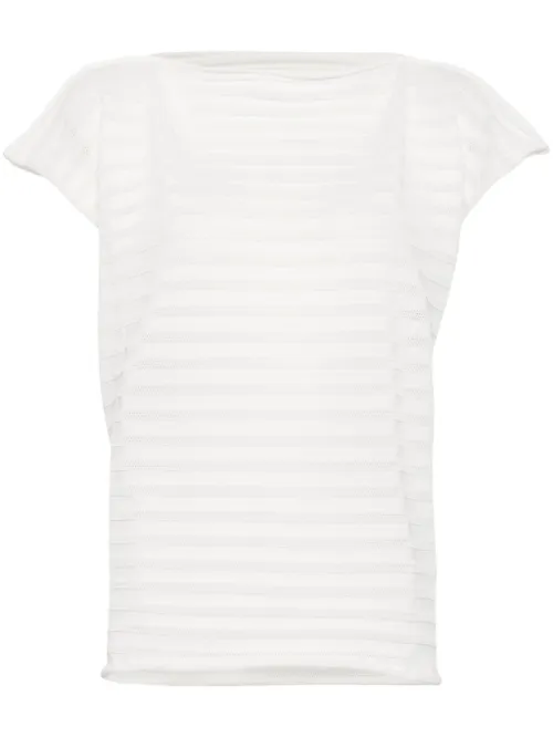 Haut en maille ajourée - Pleats Please Issey Miyake - Modalova