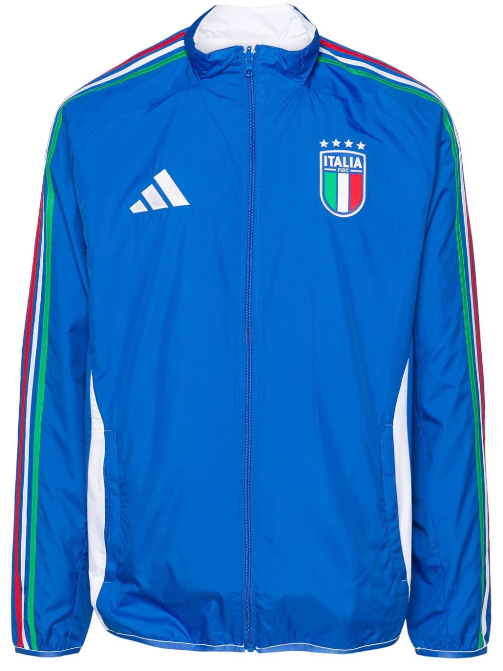 Adidas Originals Anthem Reversible Football Jacket In Blue