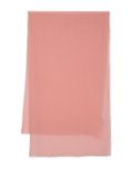 Alberta Ferretti sheer silk scarf - Pink