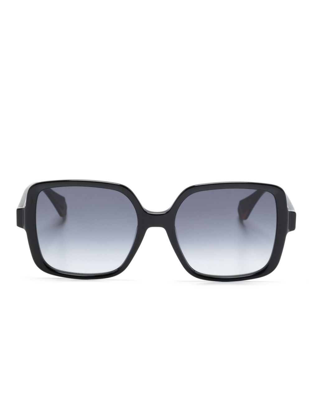 Gigi Studios Giada Square-frame Sunglasses In Black