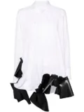 Comme Des Garçons asymmetric shirt - White