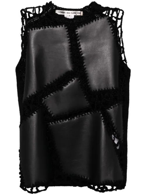 Débardeur en maille ajourée - Comme Des Garçons - Modalova