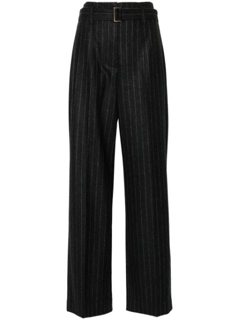 Brunello Cucinelli pinstriped wool straight trousers Women