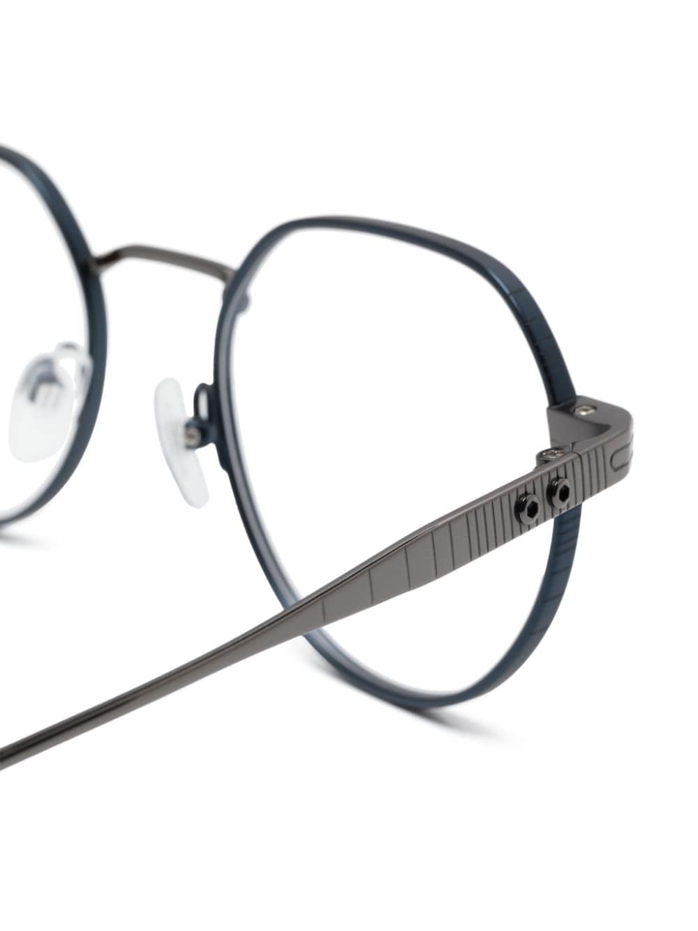 Shop Gigi Studios Bernini Round-frame Glasses In Silver