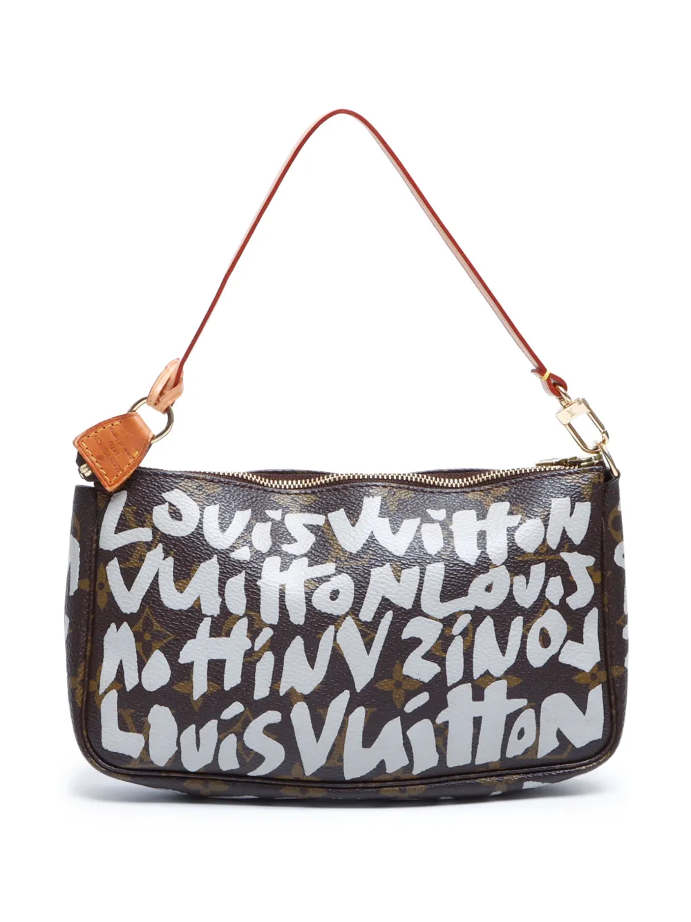 Louis Vuitton Pre-Owned 2001 Graffiti Pochette Accessoires handtas - Bruin