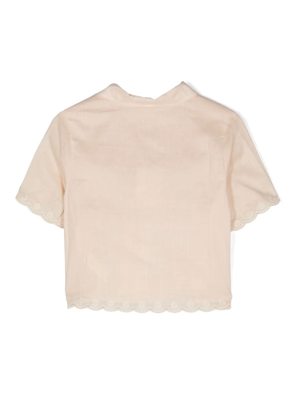 zimmermannkids ZIMMERMANN Kids Katoenen shirt - Beige