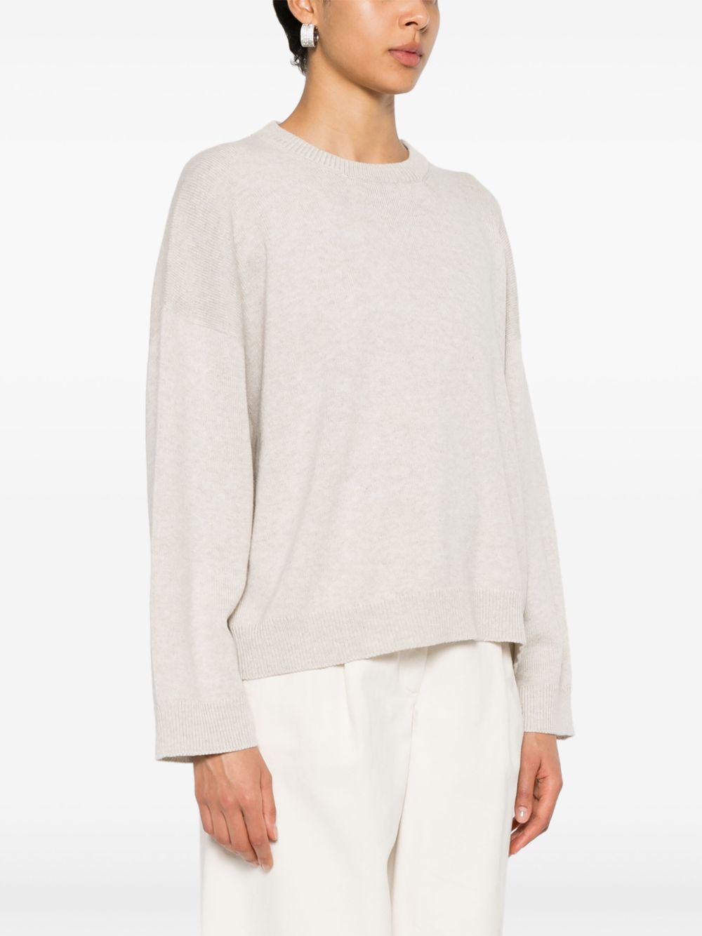 Brunello Cucinelli cashmere drop-shoulder jumper Women