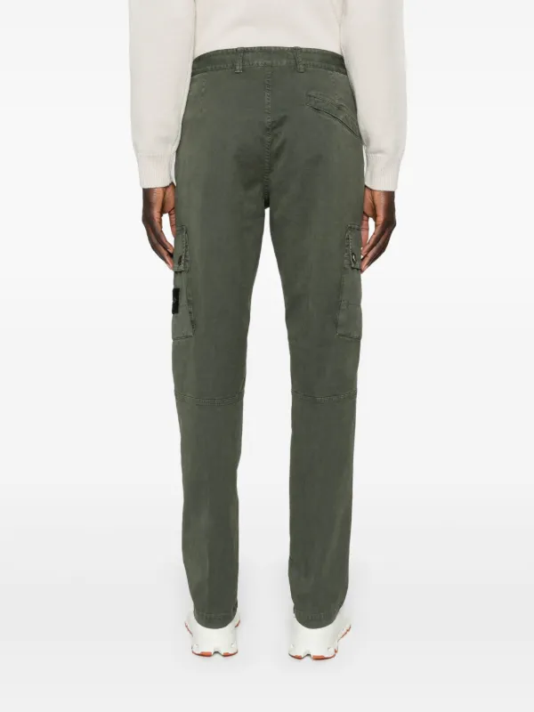 Stone Island Compass-badge Cargo Trousers Green FARFETCH JO