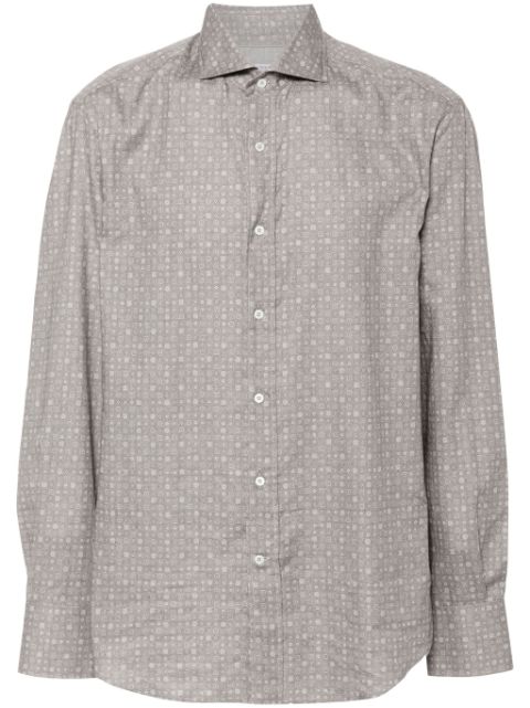 Brunello Cucinelli graphic-print cotton shirt Men