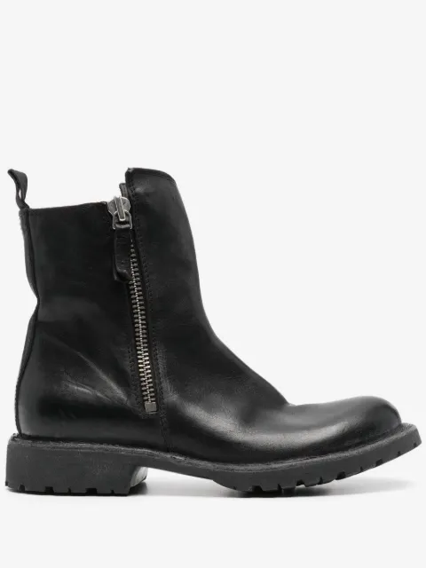Moma Tronchetto leather ankle boots