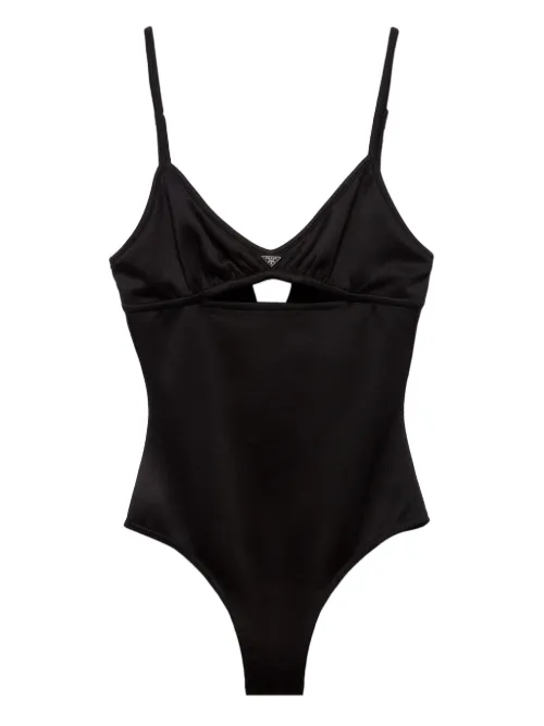Maillot de bain à logo triangulaire - Prada - Modalova