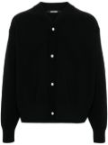 Jacquemus press-stud knitted cardigan - Black