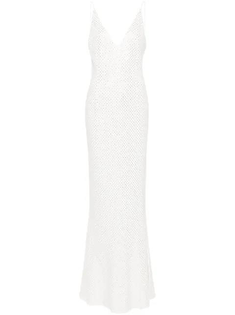 Alessandra Rich crystal embellished sleeveless dress